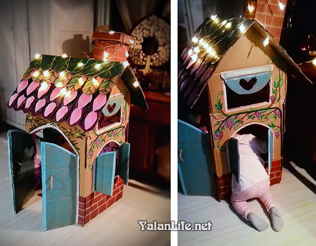 TaipeiLife HolidayDIY Cardboard FairyHouse Romanticism Yalan雅岚文艺博客